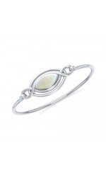 Celtic Knots Opal Bangle Bracelet