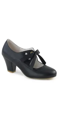 Wiggle Vintage Style Mary Jane Shoes in Black