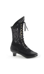 Victorian Dame Black Lace Boots