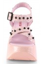 Dynamite Star Womens Platform Candy Pink Sandal