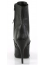 Seduce 1020 5 Inch Heel Black Ankle Boots