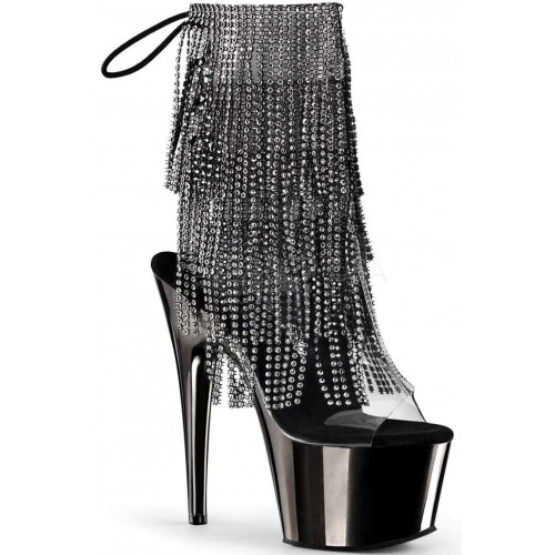 pleaser fringe boots