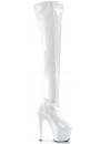 Adore White Thigh High Platform Boots