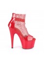 Adore Red Heels Mesh Platform Bootsie