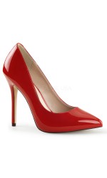 Amuse Red Heels with 5 Inch Stiletto