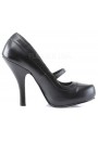 Cutie Pie Black Mary Jane Pin Up Pumps