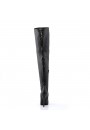 Indulge Leather Thigh High Platform Boots