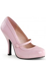 Cutie Pie Baby Pink Mary Jane Pin Up Pumps