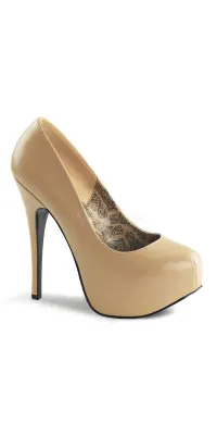 Teeze Tan Matte Platform Pump